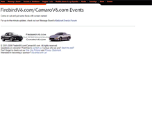 Tablet Screenshot of events.firebirdv6.com